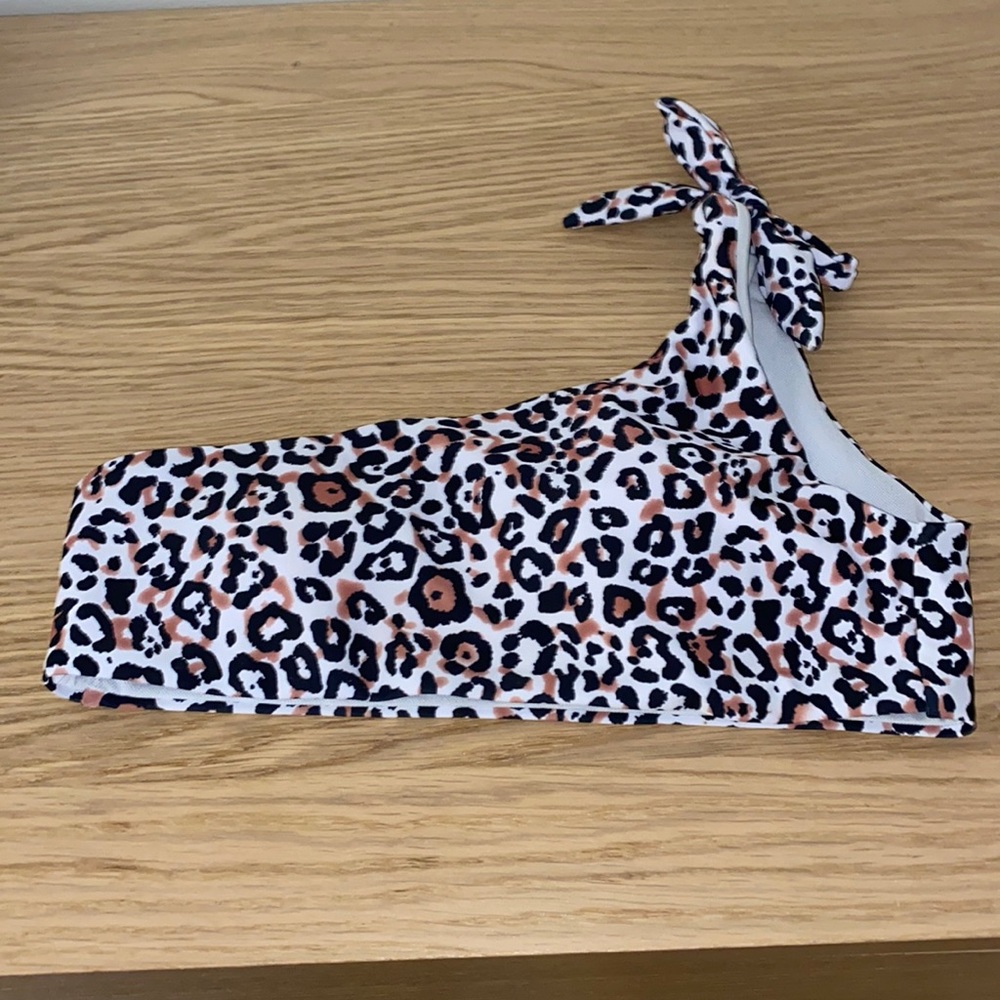 Cheetah Print Bikini Top